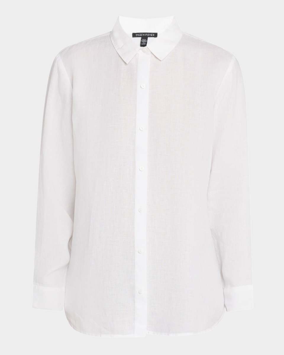 Button-Down Organic Linen Shirt
